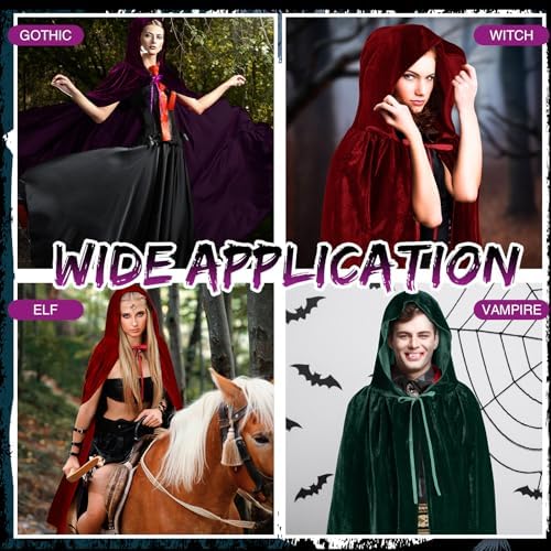 3-Piece Halloween Witch Sisters Robes for Women