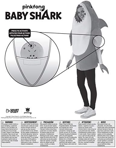 Rubies Daddy Shark Costume Themed Party Halloweenessential