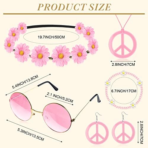 Hippie Accessory Set for 60s 70s