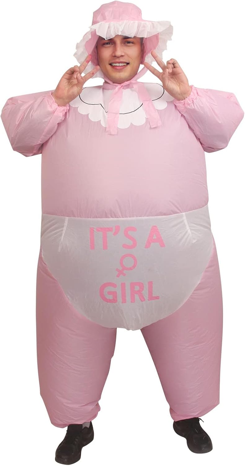IRETG Reliable Inflatable Baby Costume for Adults