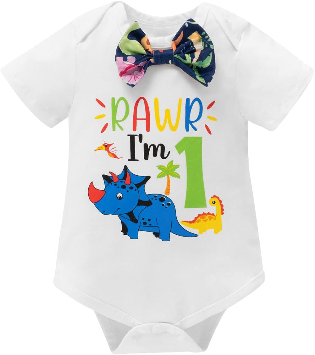 Kewlent 1st Birthday Outfit Set for Baby Boys
