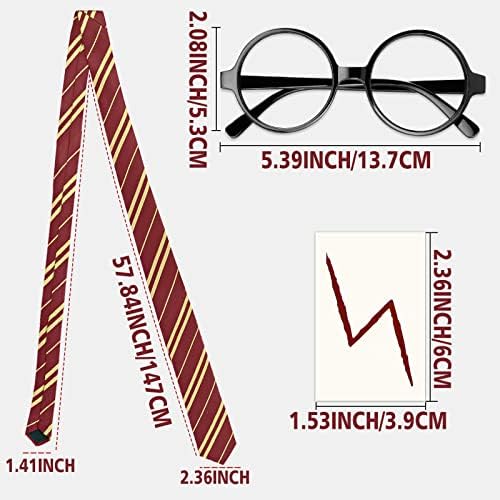 Halloween Wizards Tie and Glasses Set