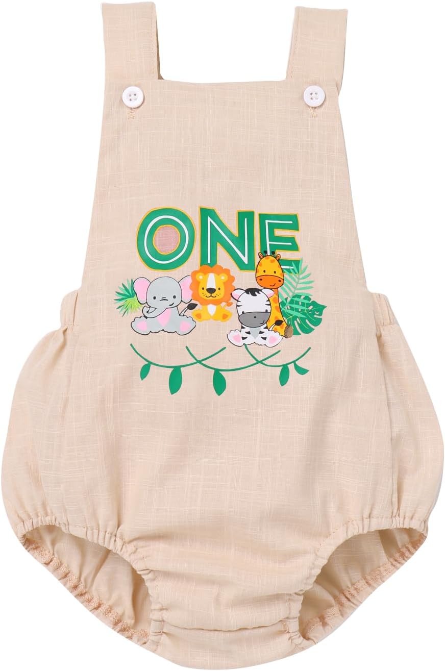 IBTOM CASTLE 1 Year Old 1st Birthday Romper