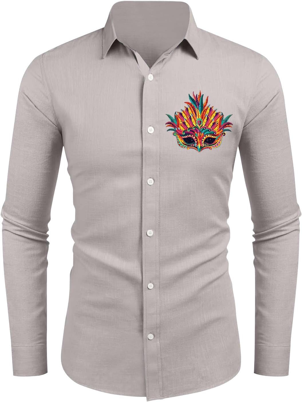 Experience Mardi Gras with Mens Casual Shirts