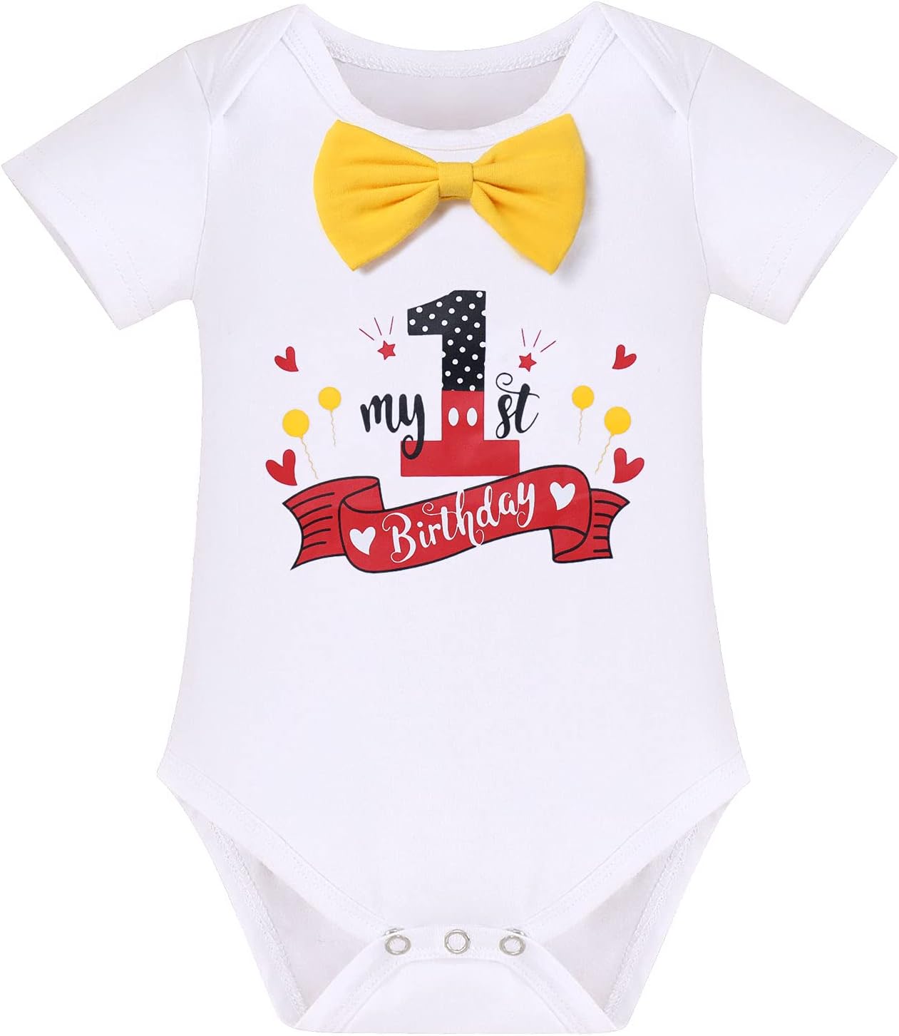 IBTOM CASTLE Baby Boys 1st Birthday First Birthday Fancy Costume Cake Smash Outfits