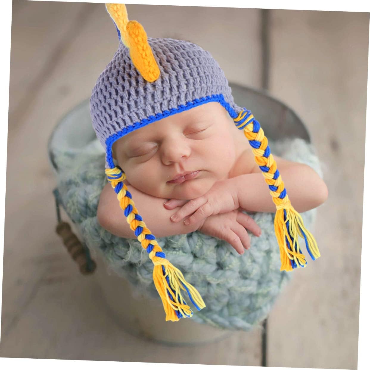 infant dinosaur knitted outfit