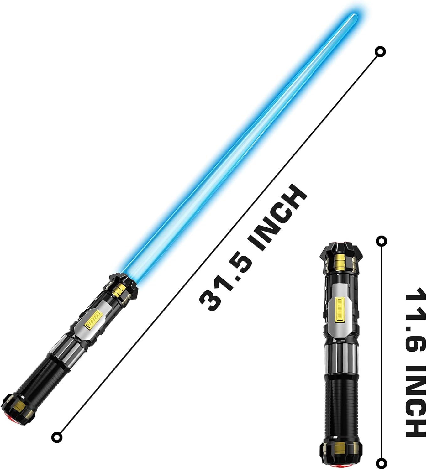 4-Piece LED Space Saber Set for Kids Adults
