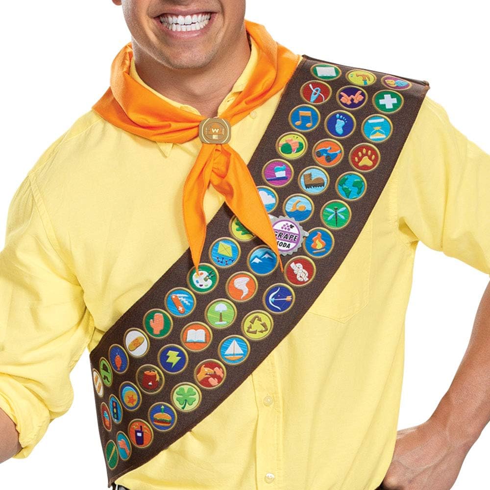 Disguise Mens Disney Pixar Russell Costume Kit Adult Size