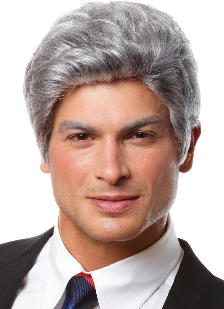 Mr President Grey Wig