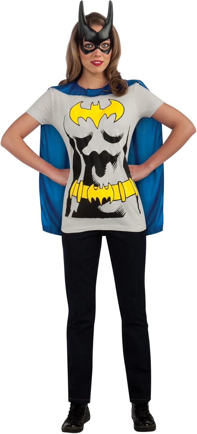 DC Comics Batgirl T-shirt with Cape Mask