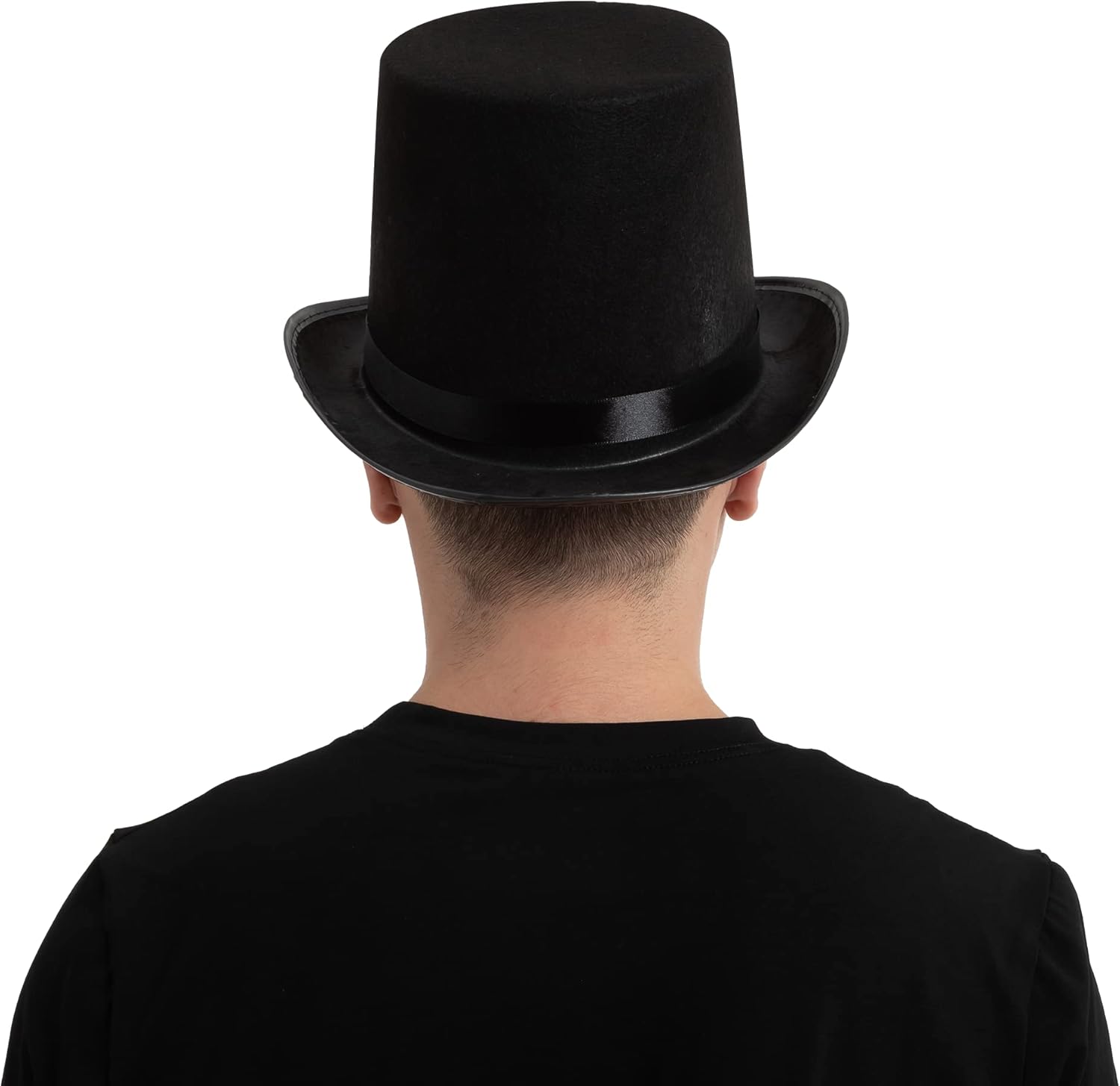 Elevate Your Style Spooktacular Black Top Hat for Men