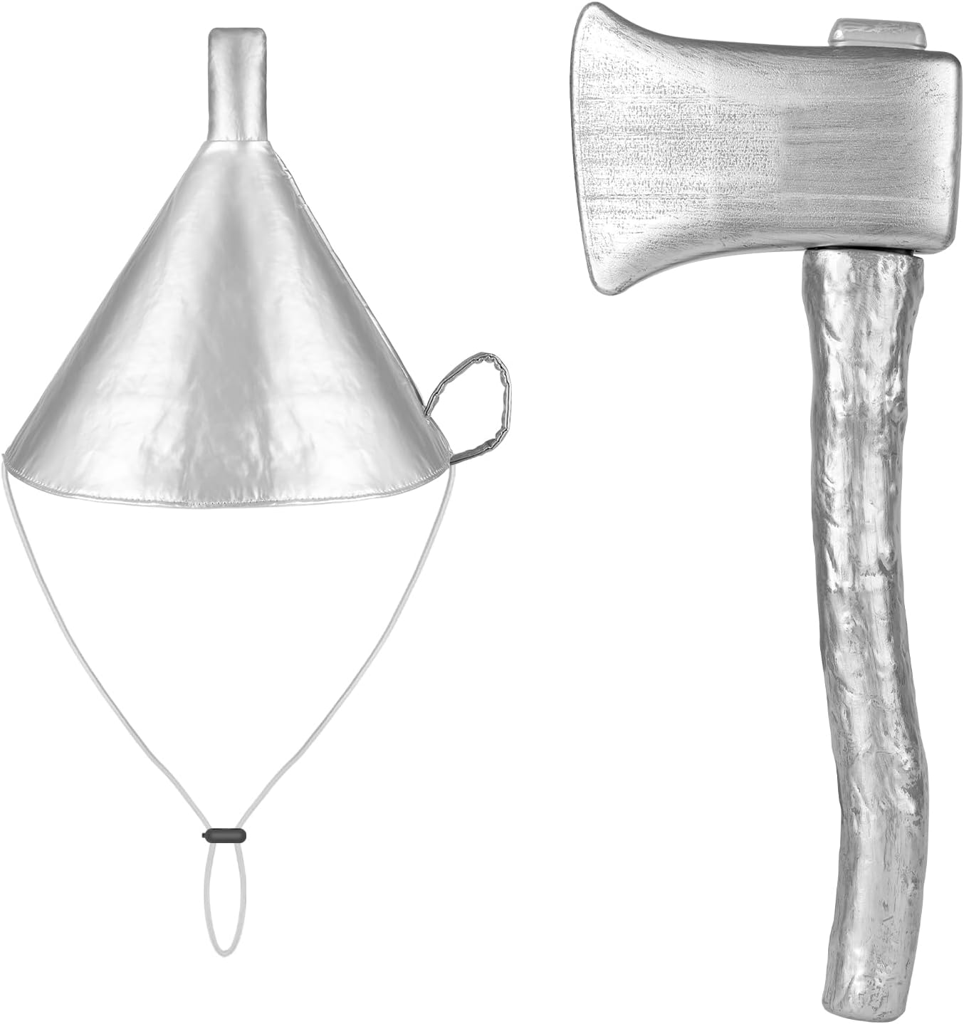 ZIZWO Silver Axe Funnel Hat Set