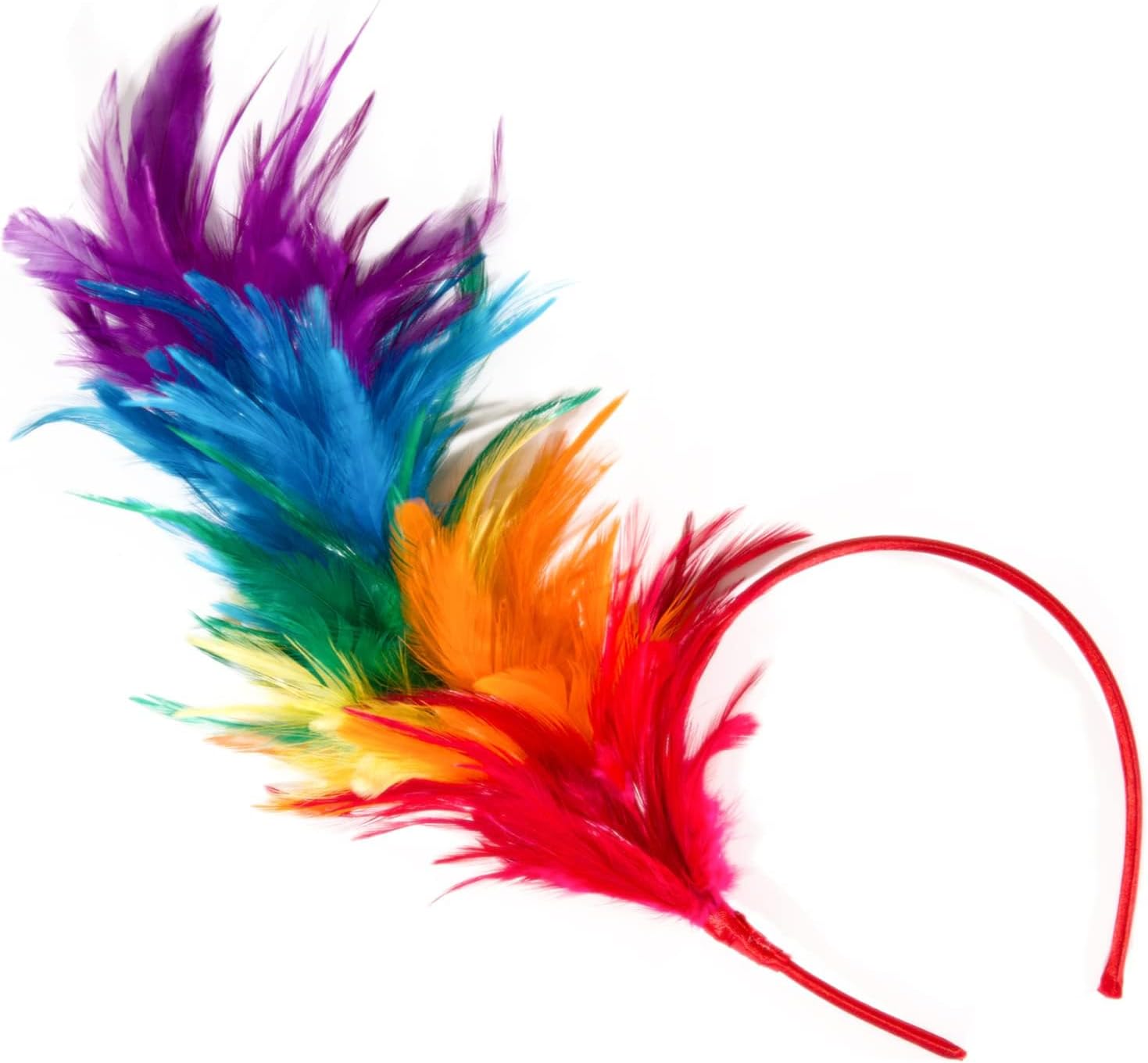Fluffy Feather fascinator headband for Women Girls