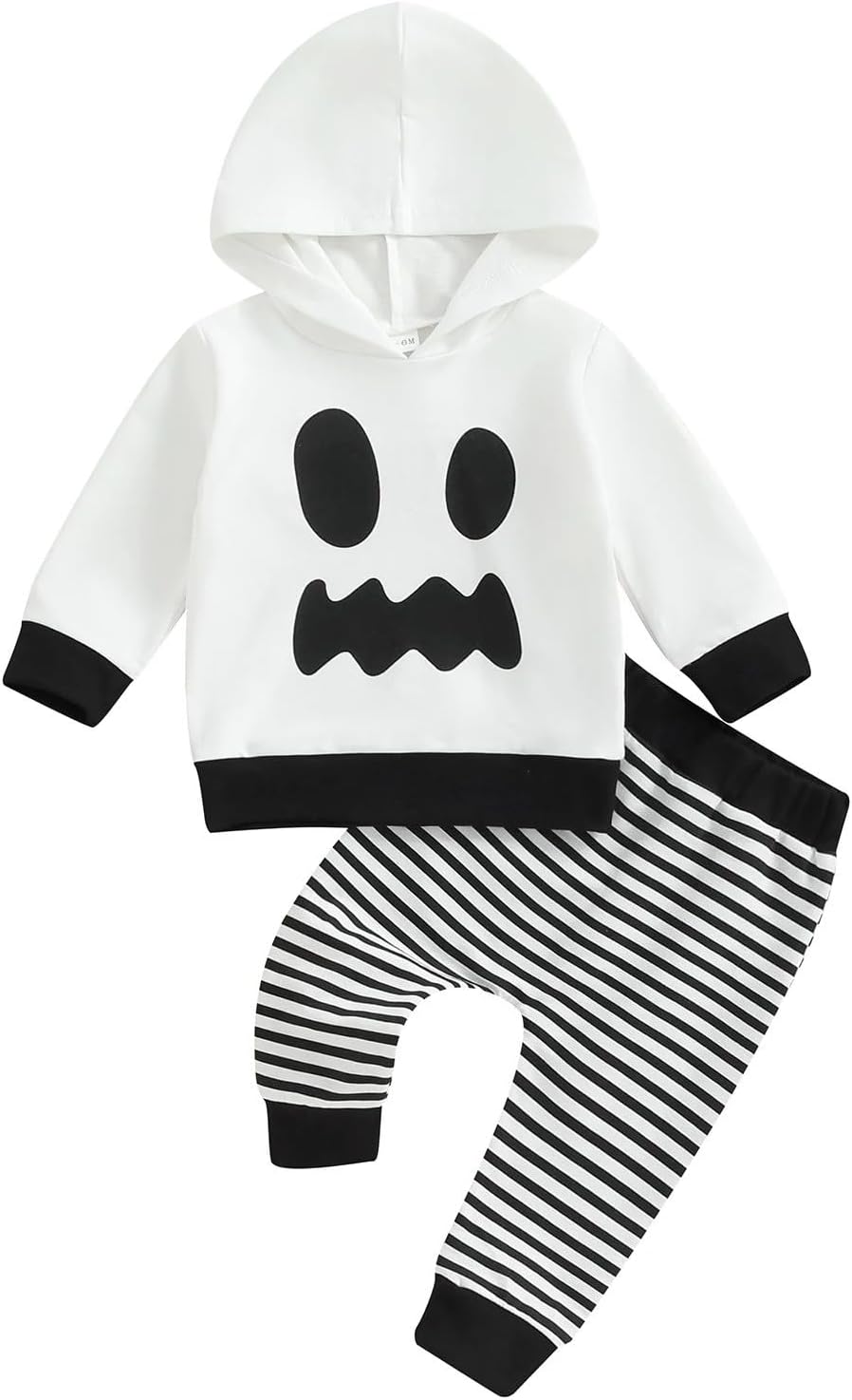Baby Halloween Striped Hoodie Set