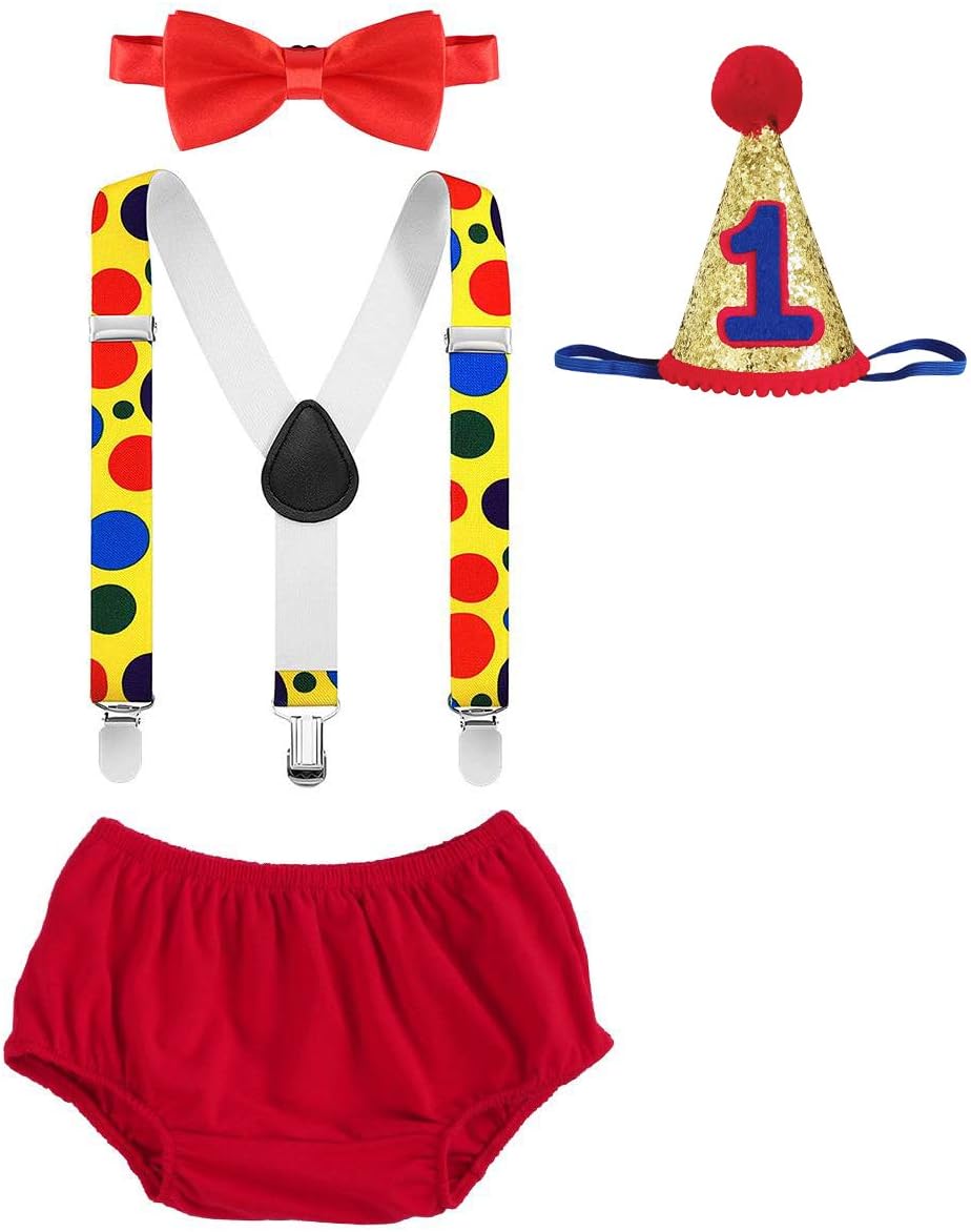Baby Boys 1st 2nd Birthday Party Fun Circus Circuit Costume