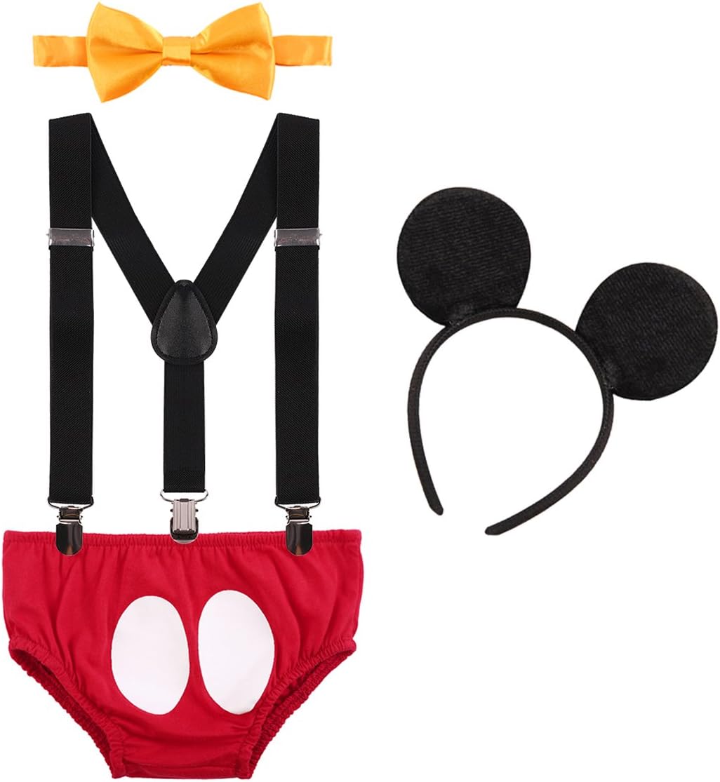 Baby Boys First Birthday Y-Back Cake Smash Outfits
