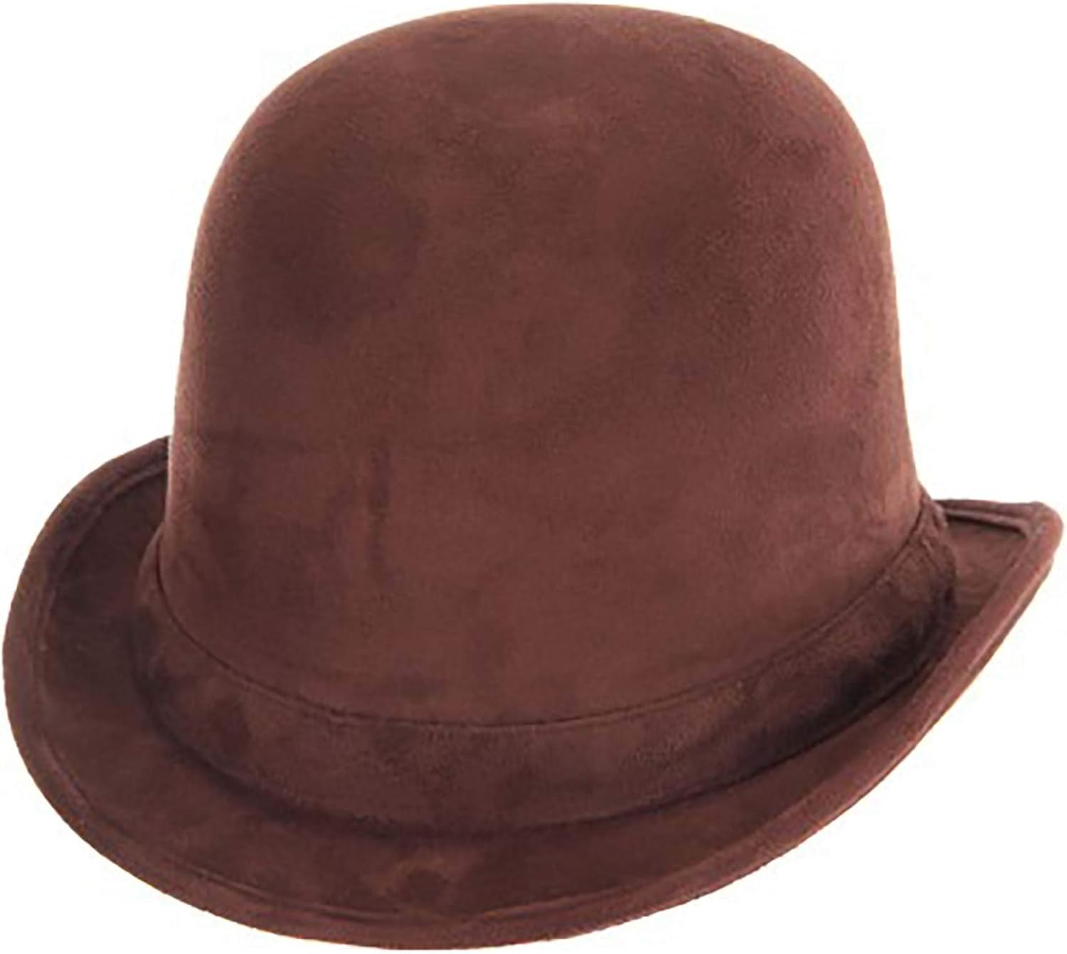 Tall Brown Steampunk Derby Bowler Costume Hat
