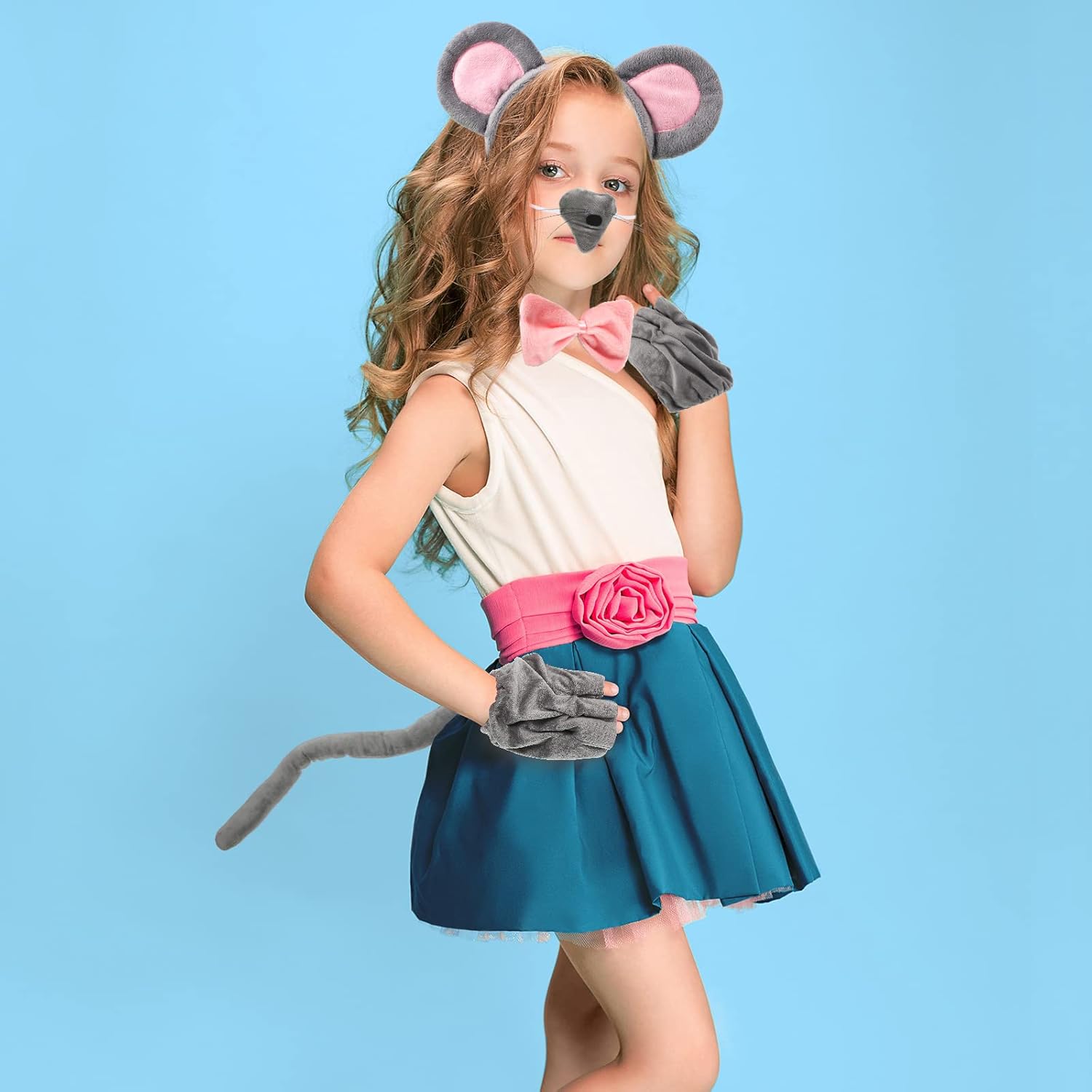 Sintege Mouse Costume for Kids - Mouse Ears Accessories
