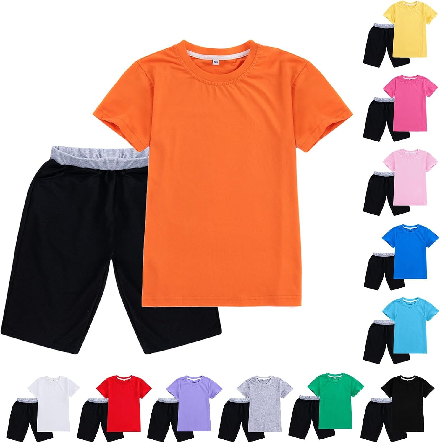 Cotton-BasedYSpring Summer Kids T-Shirts