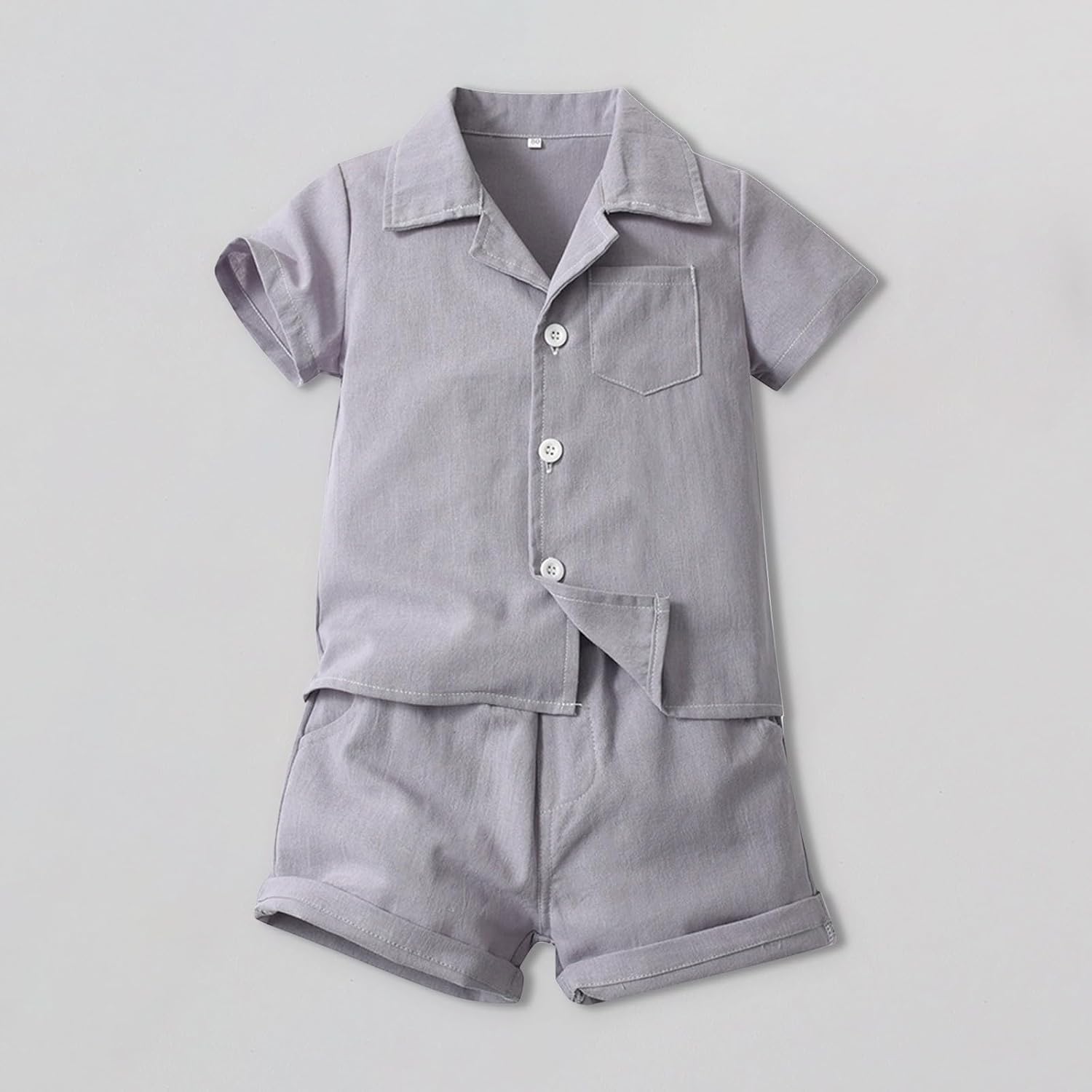 Boys Summertime Cotton Linen Outfit