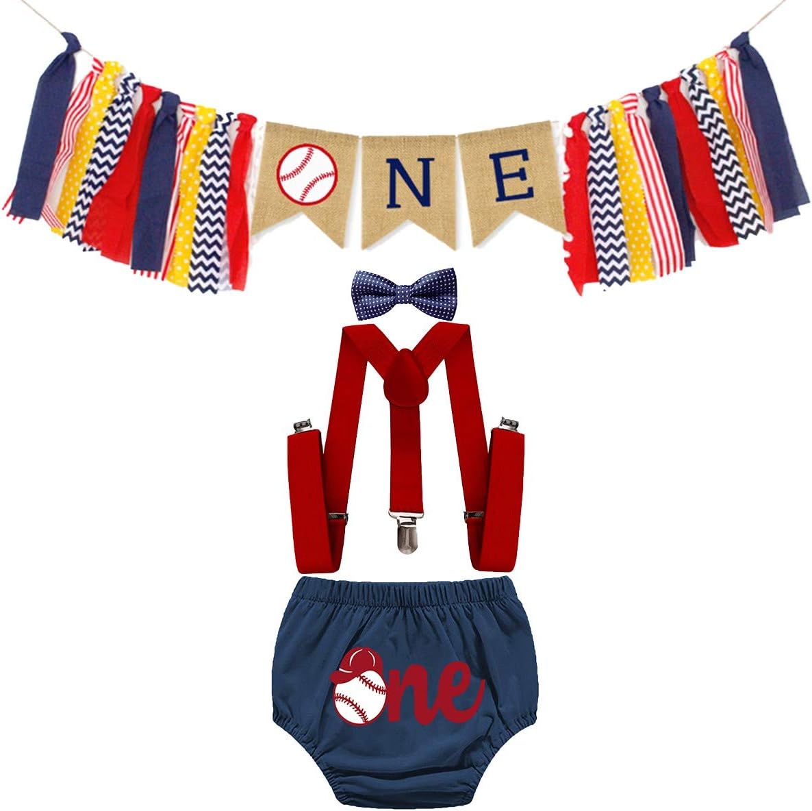 HIHCBF Baseball 1st Birthday Set