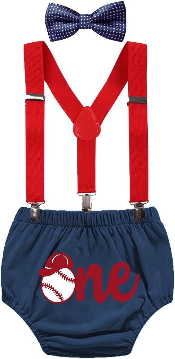 FMYFWY 1st Birthday Baseball Themed Set for Baby Boys - Fun Kids