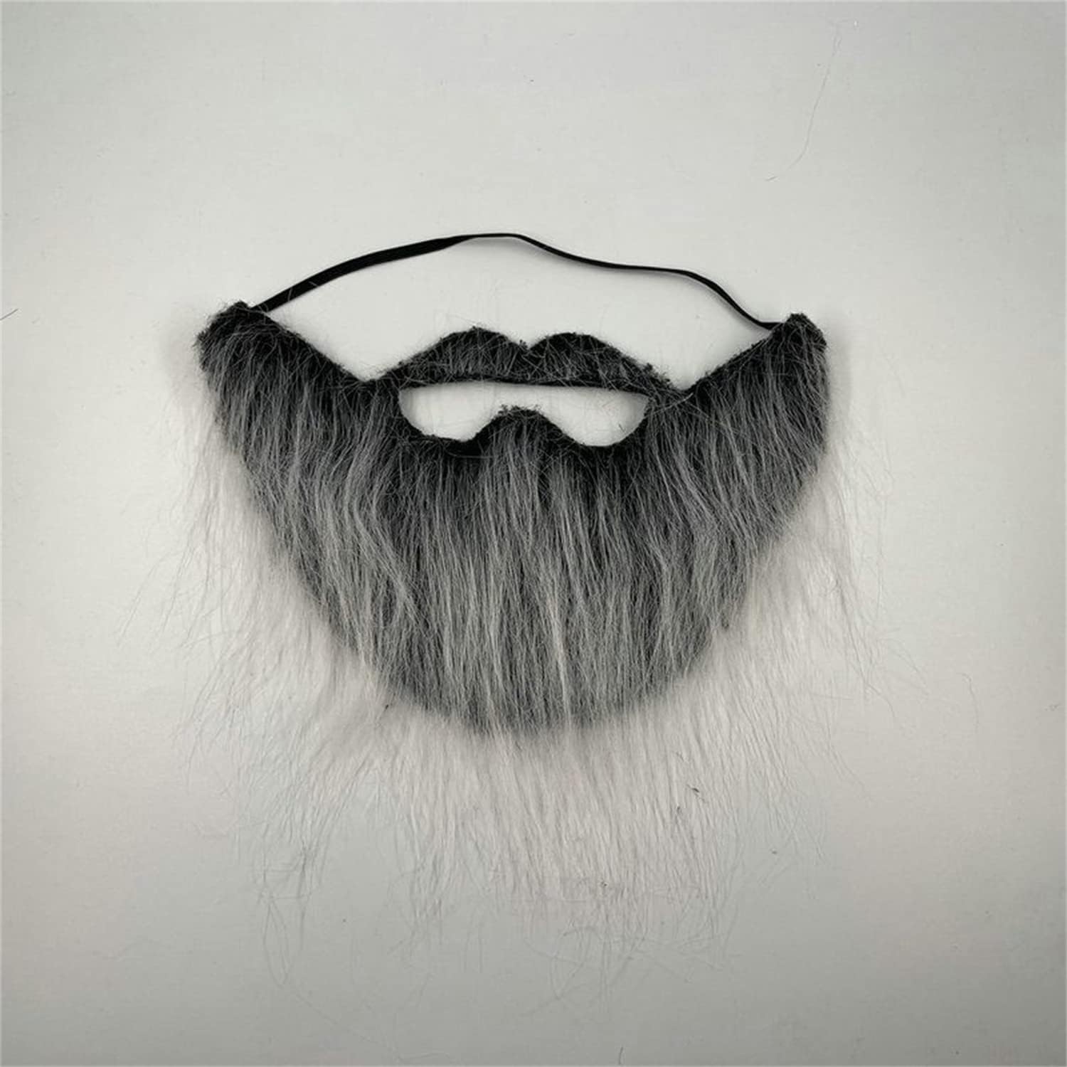 Funny Costume Party Fake Beard Moustache Set Halloween Christmas Disguise Toy Black Grey
