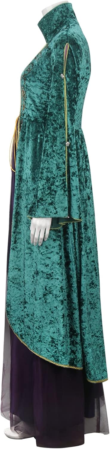 AMNPOLEN Winifred Sanderson Halloween Costume Dress