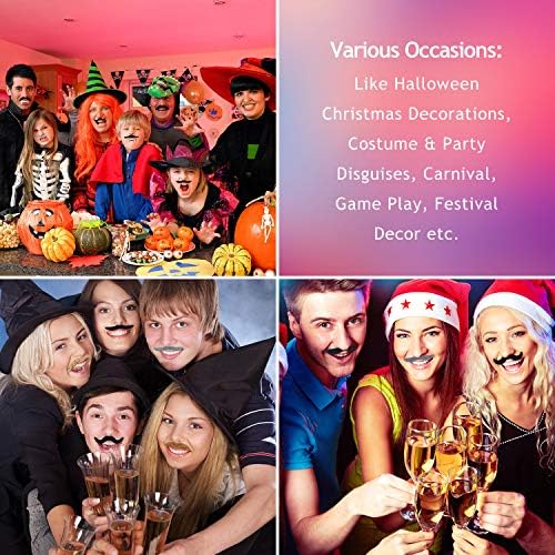 Whaline Fake Mustaches 48 Piece Set