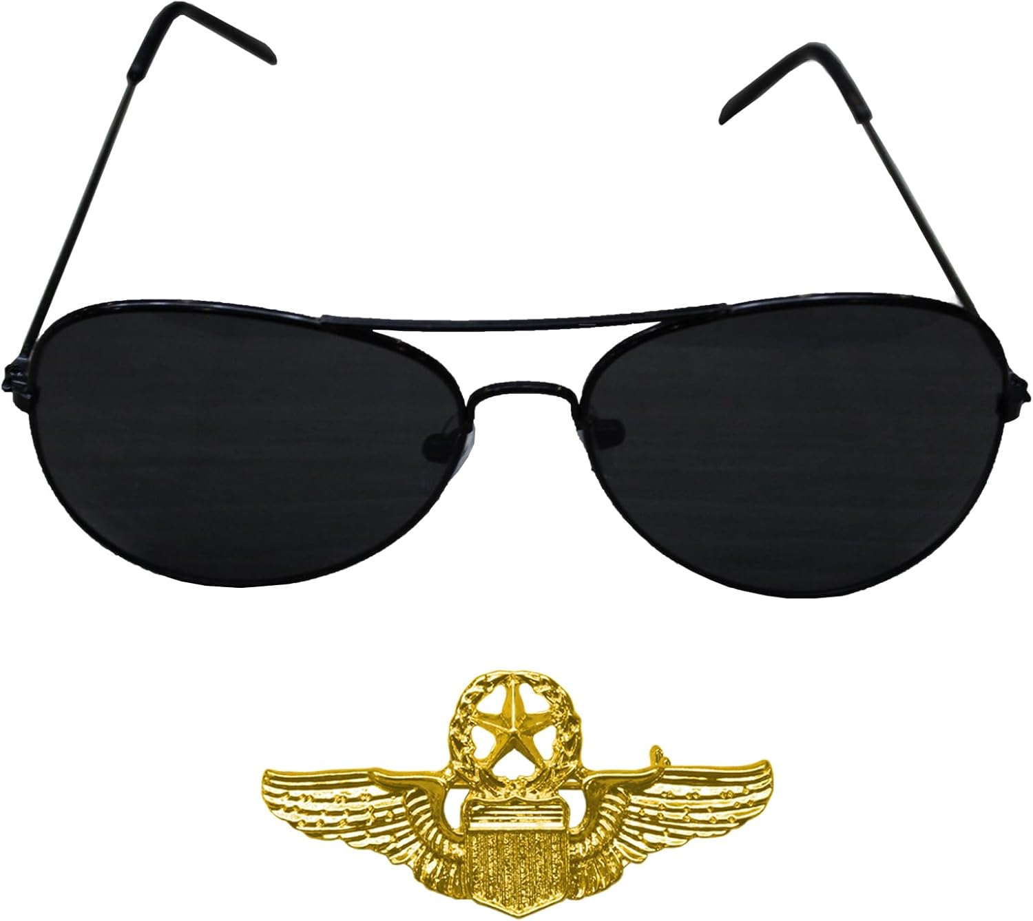 6-Piece Captain Pilot Costume Set
