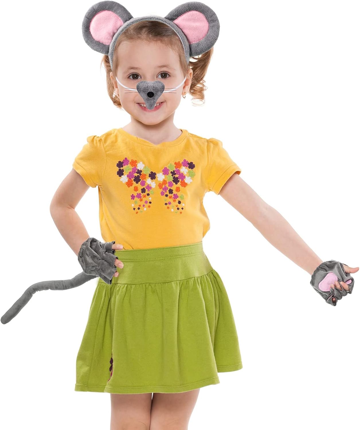 Sintege Mouse Costume for Kids - Mouse Ears Accessories
