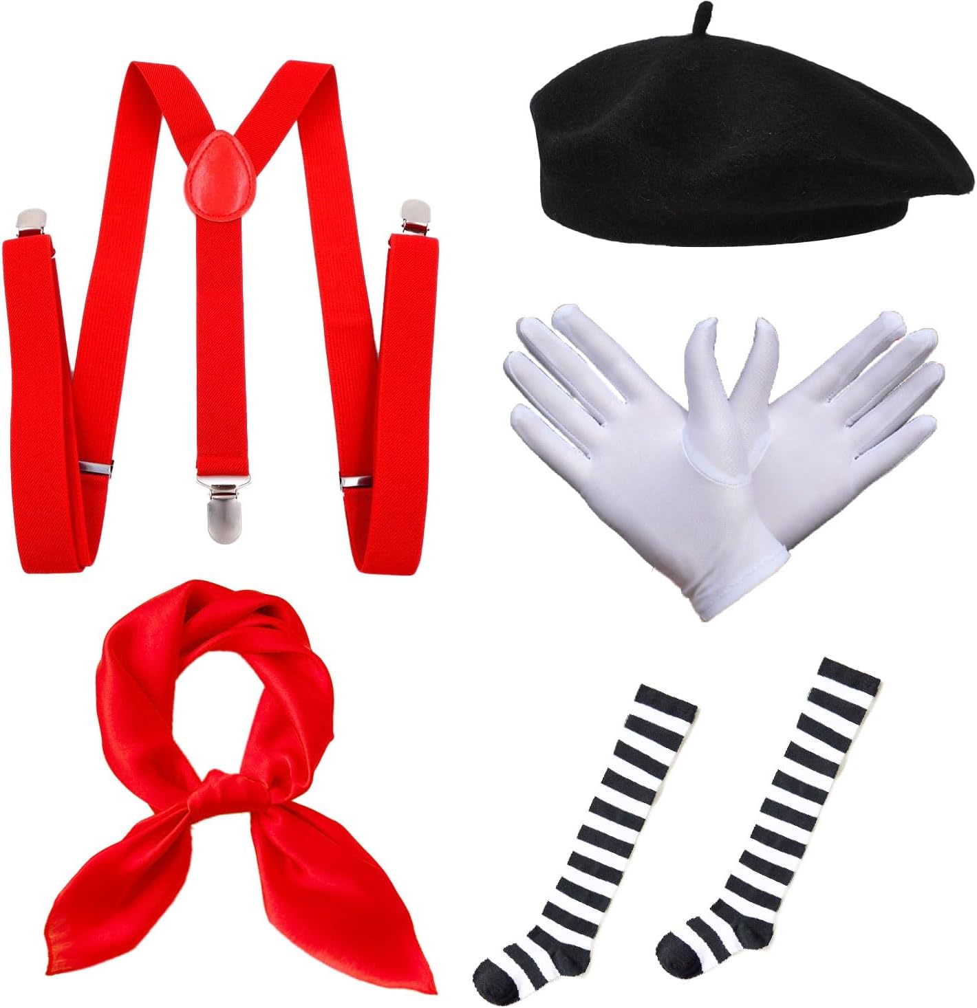 French Mime Look - Perfect Set for Occasions