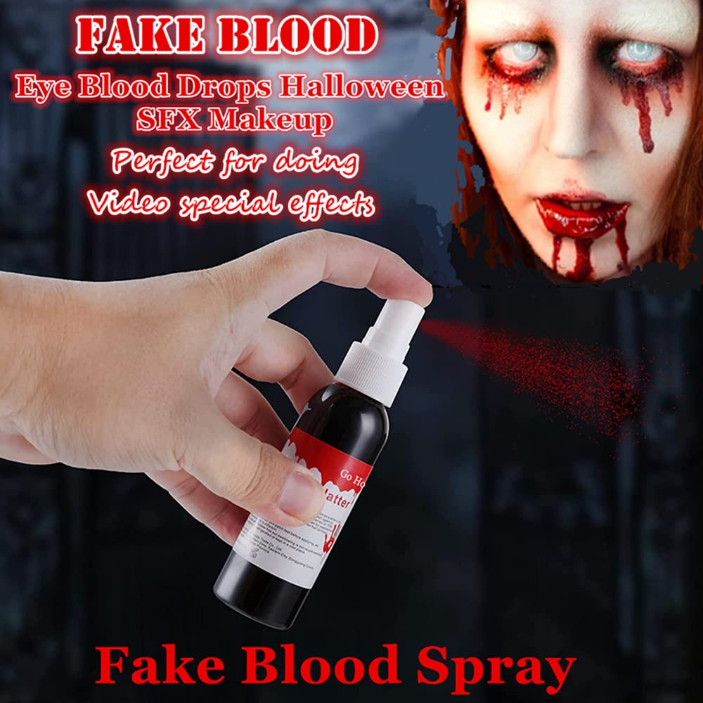 Go Ho Blood Splatter Fake Blood Spray for Halloween
