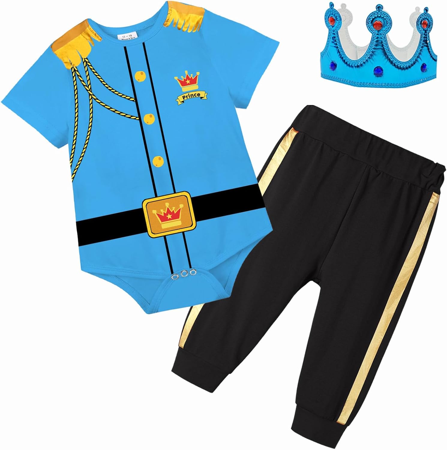 Baby Boys Prince Charming Halloween Costume Dress Up Set
