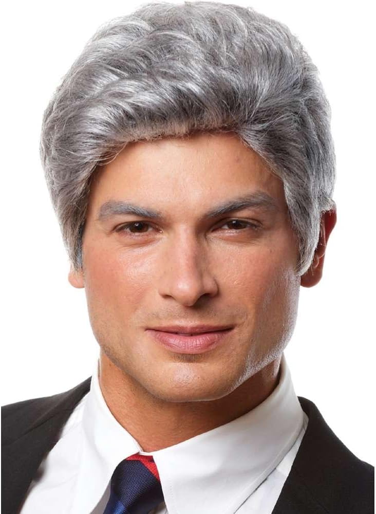 Mr President Grey Wig