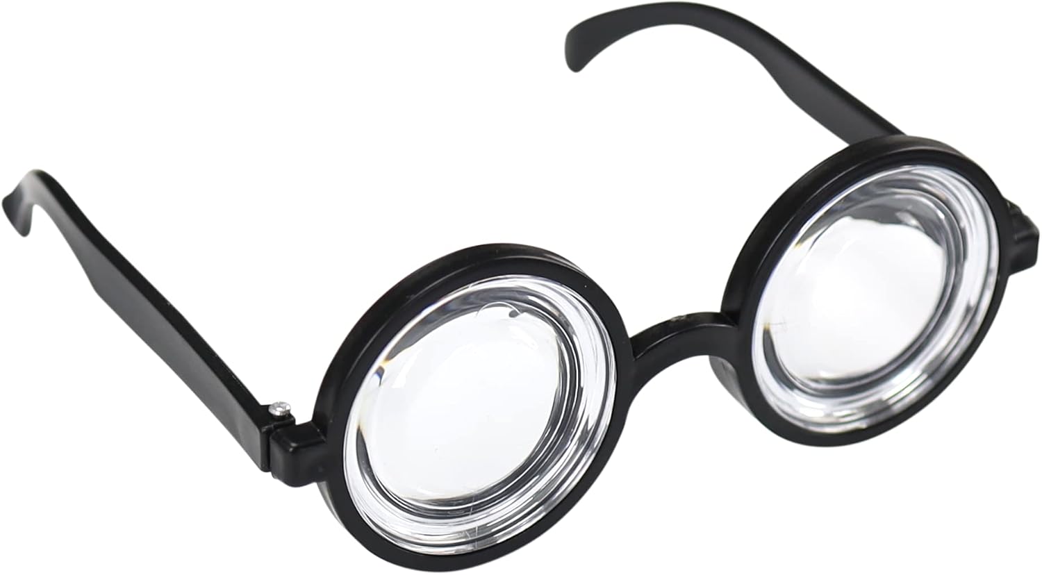 Iconkal Thick Lens Nerd Dress-Up Costume Glasses Perfect Halloween Addition