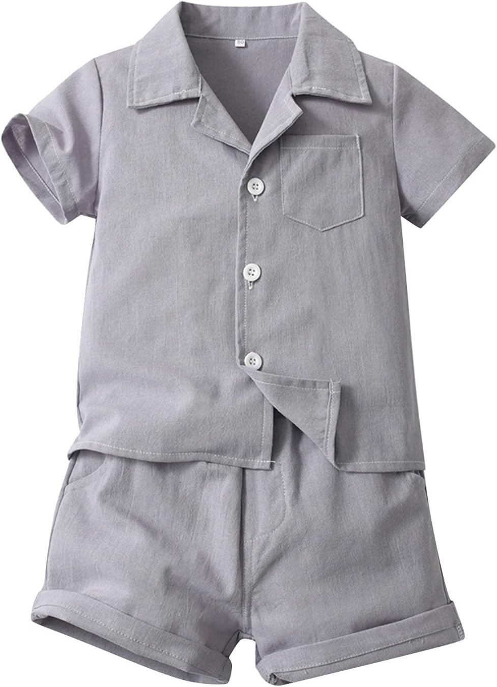 Boys Summertime Cotton Linen Outfit