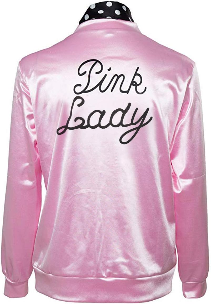 CISSTEC 1950s Pink Satin Jacket