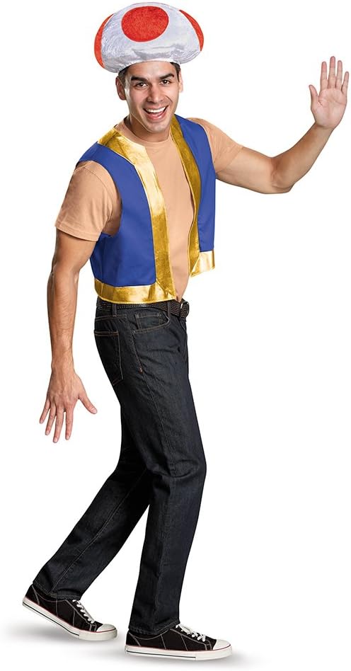 Disguise Mens adult Toad Costume Accessory Kit