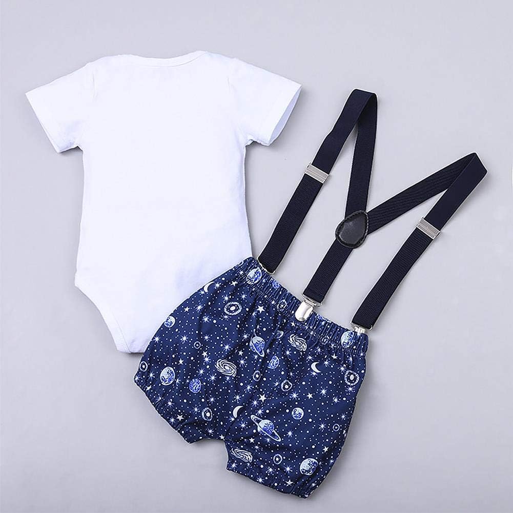 Space 1st Birthday CoolRomper Suspenders Perfect for Primes First Parties