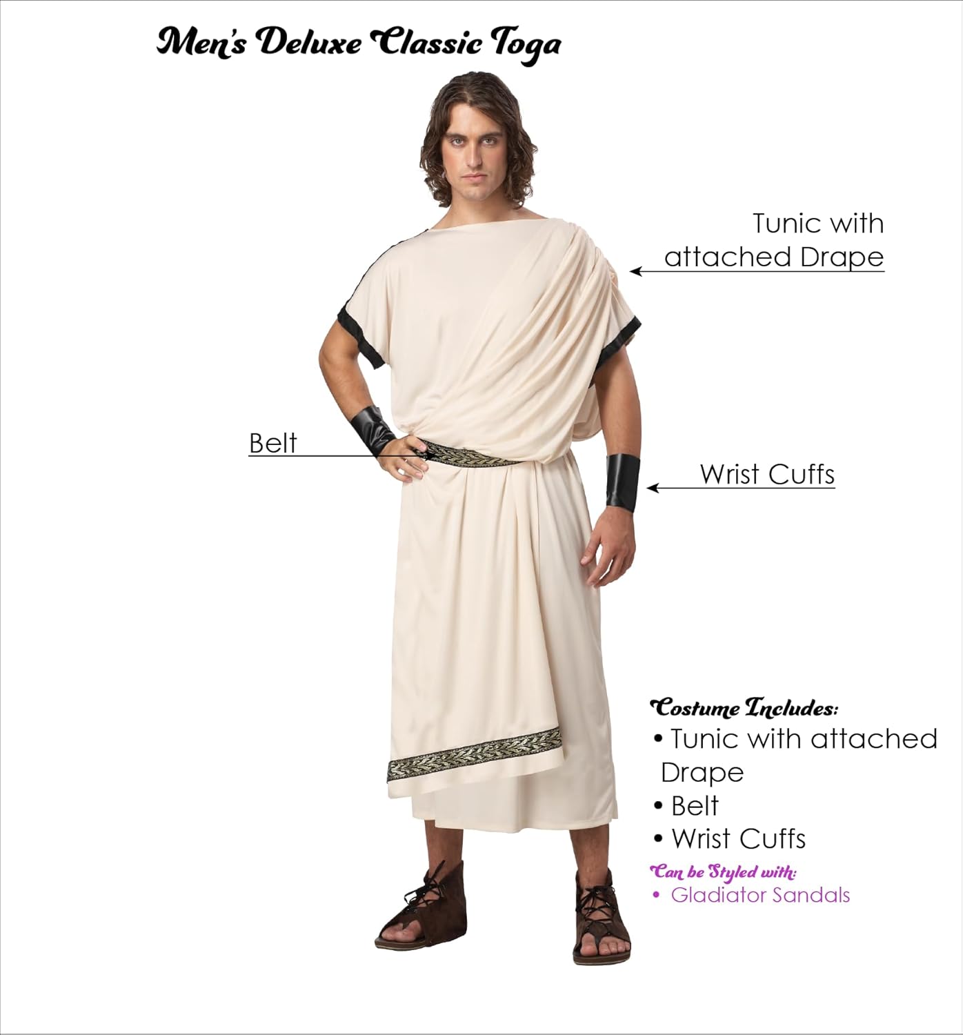 Dress Up Womens California Costumes Toga