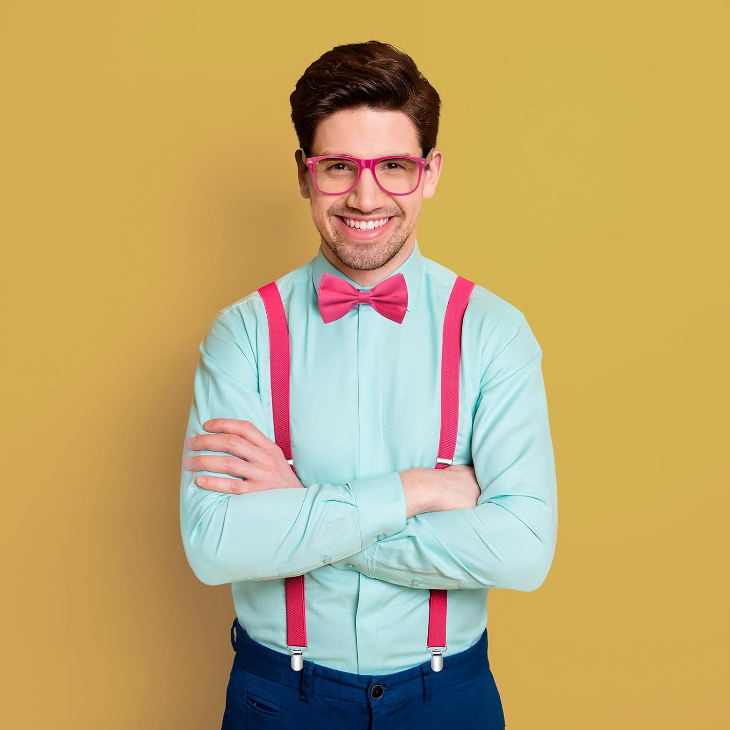 Stylish Suspenders Bow Ties Set for Boys Girls