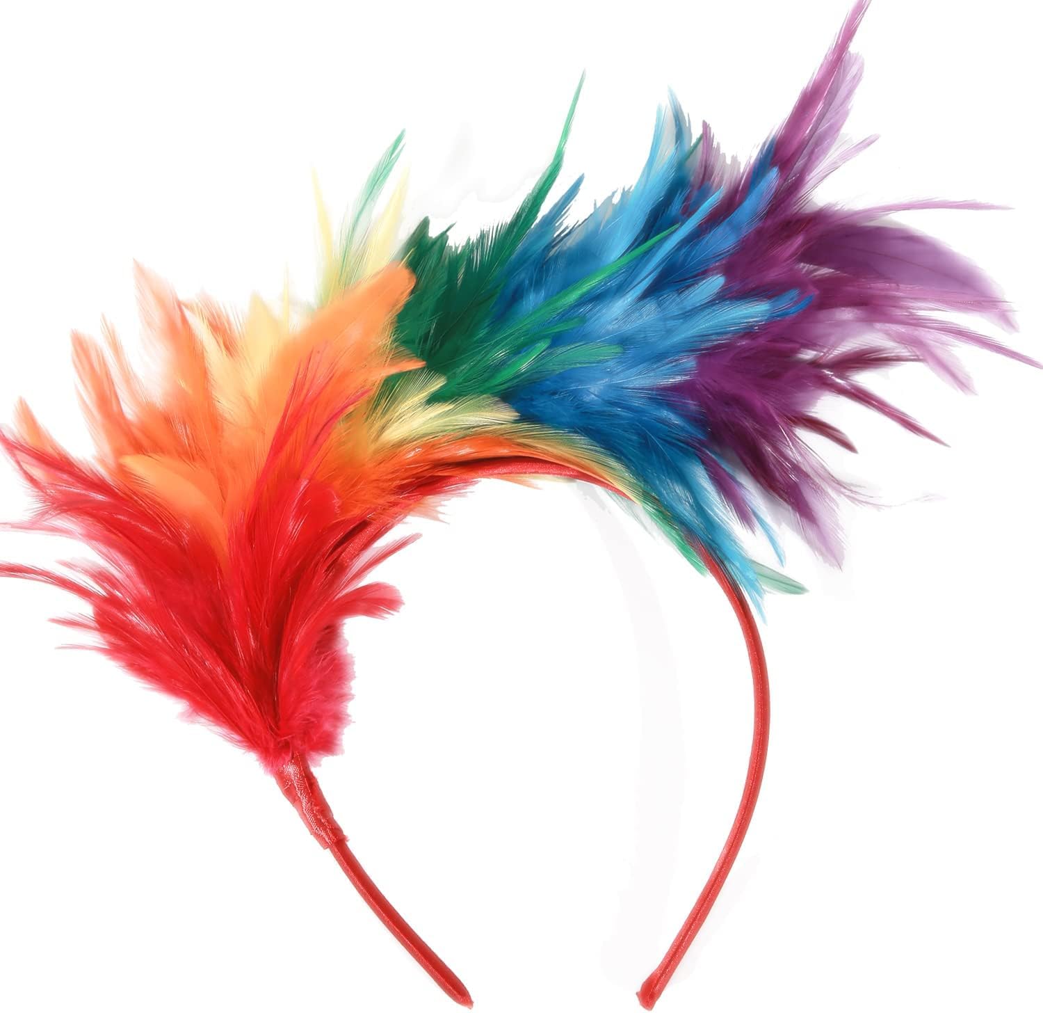 Fluffy Feather fascinator headband for Women Girls