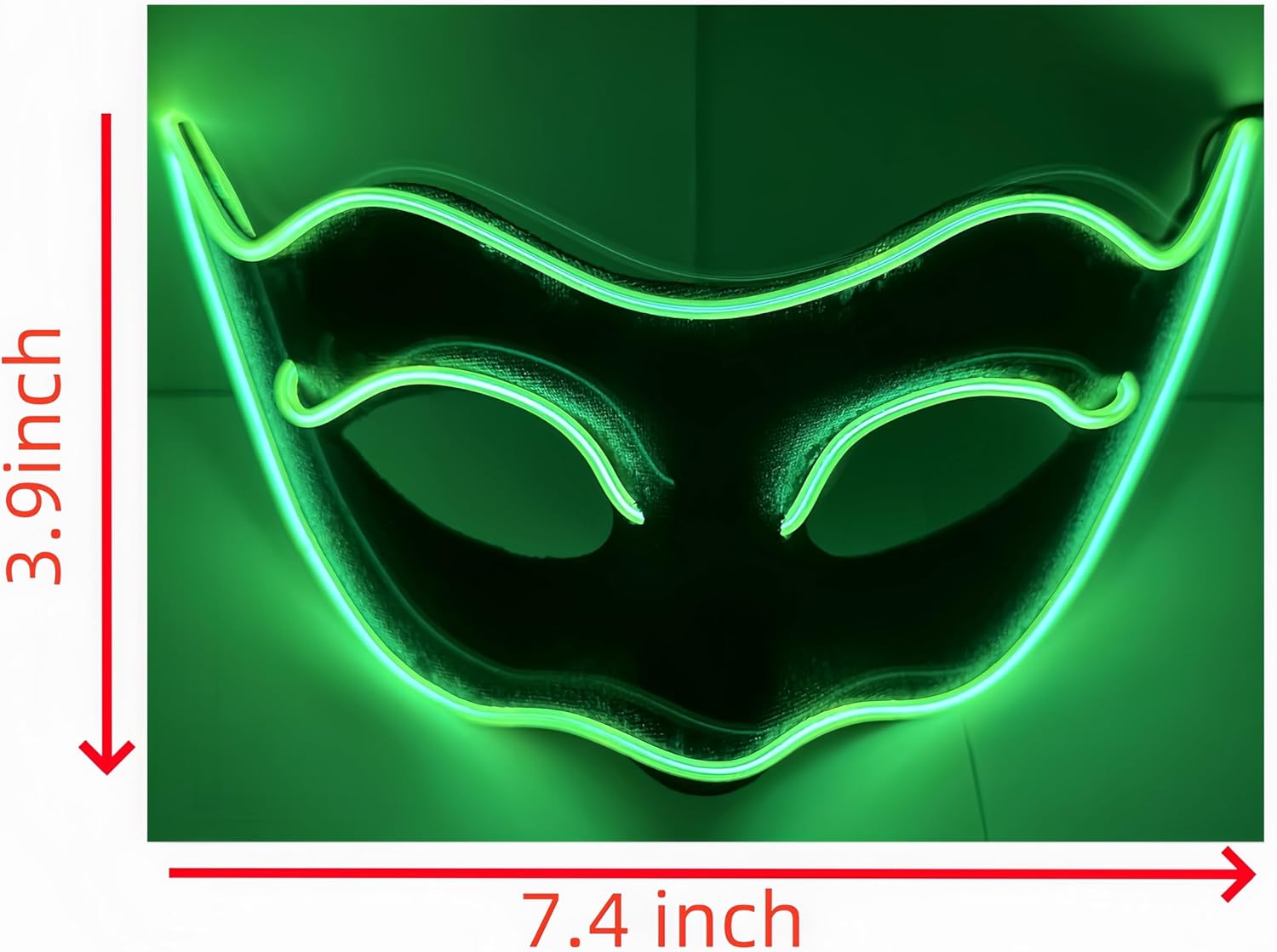 LED Masquerade Mask - Halloween Kerala costume