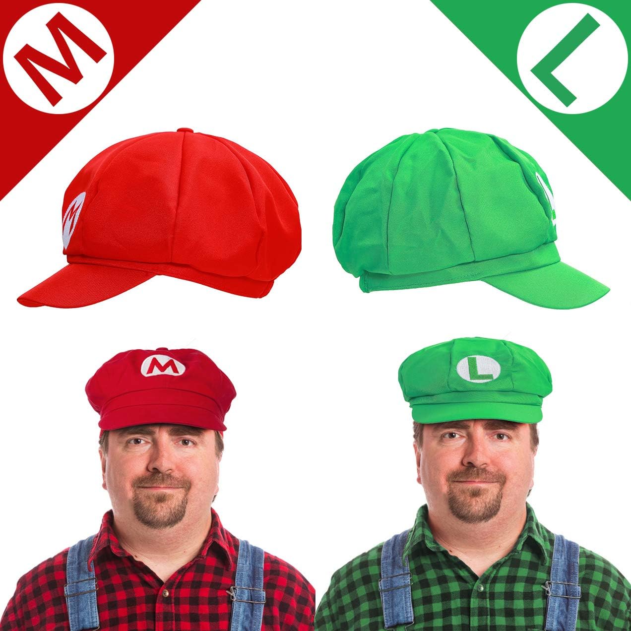Humairc Super Bros Halloween Costumes Accessories Set