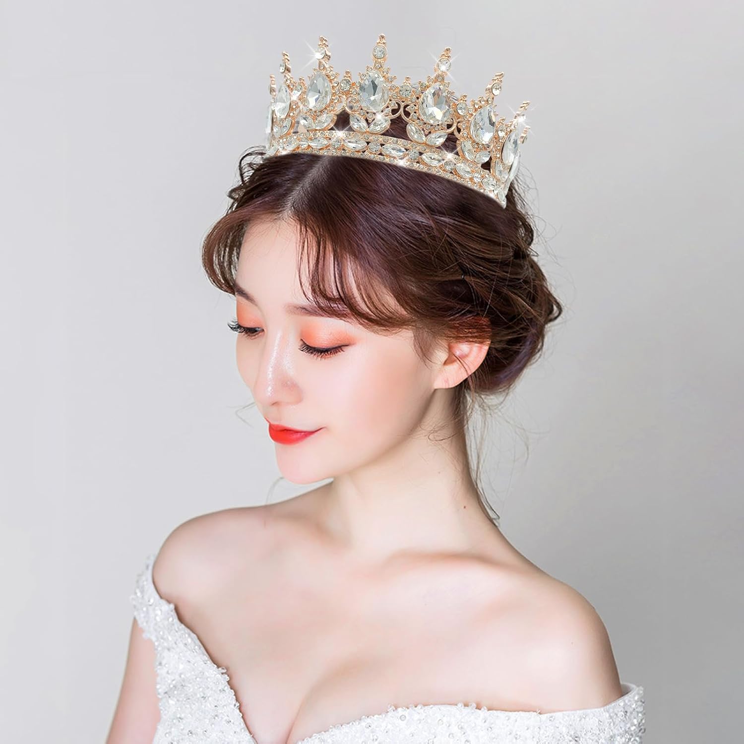 Rhinestone Womens Crown