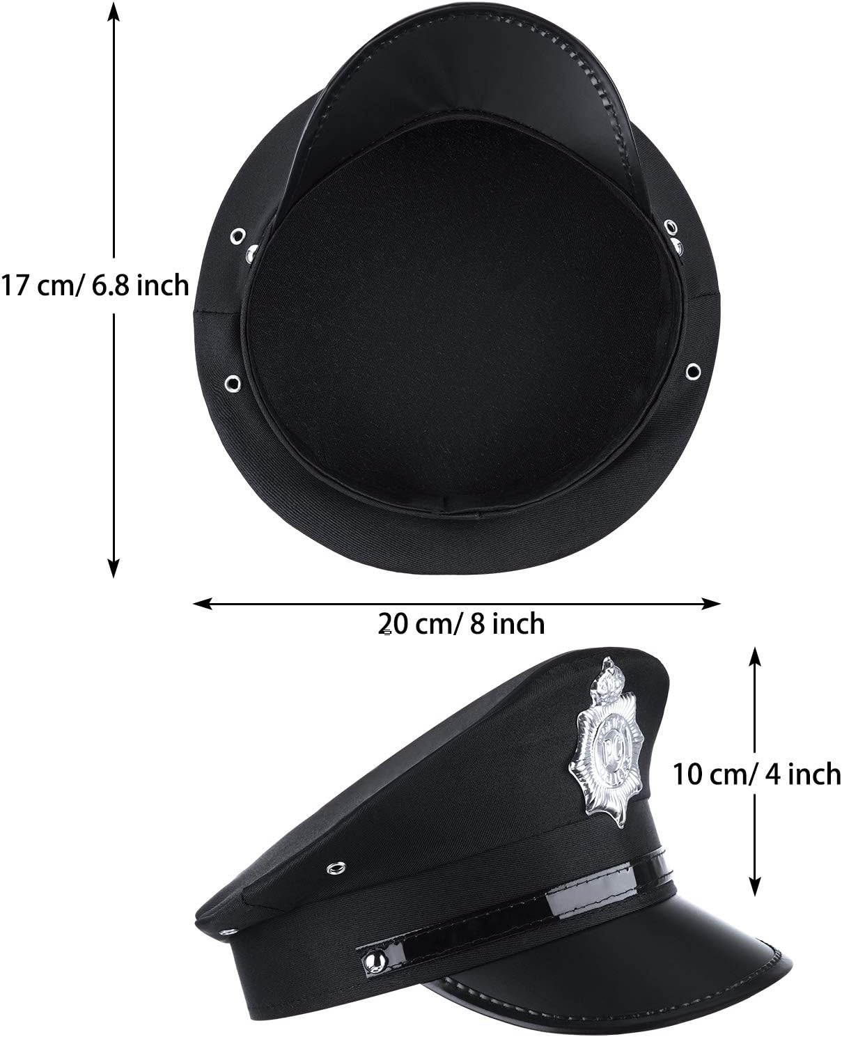 Funny Police Hat Set for Role Play