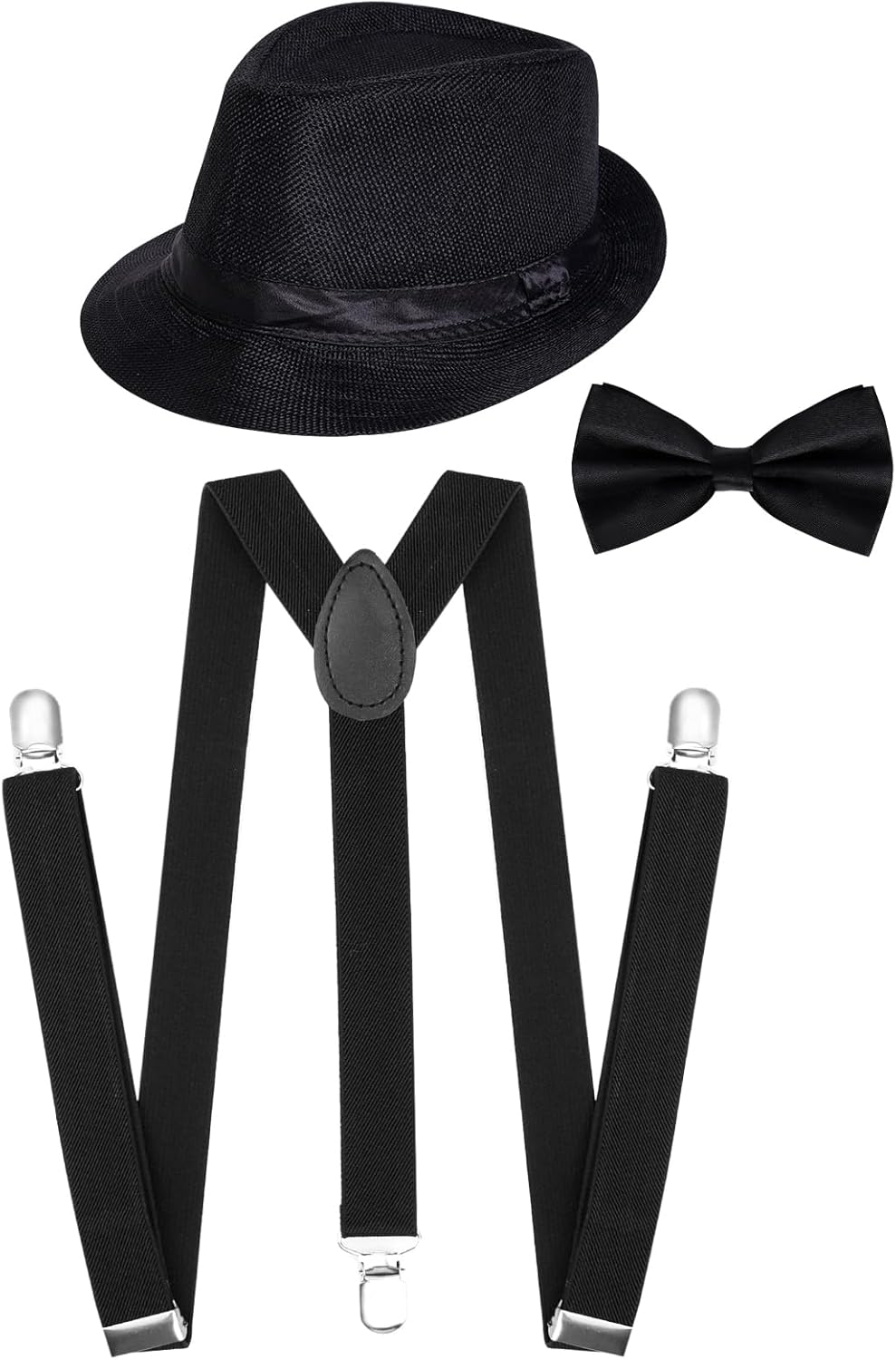 1920s Mens Costume Accessories Set Gangster Look