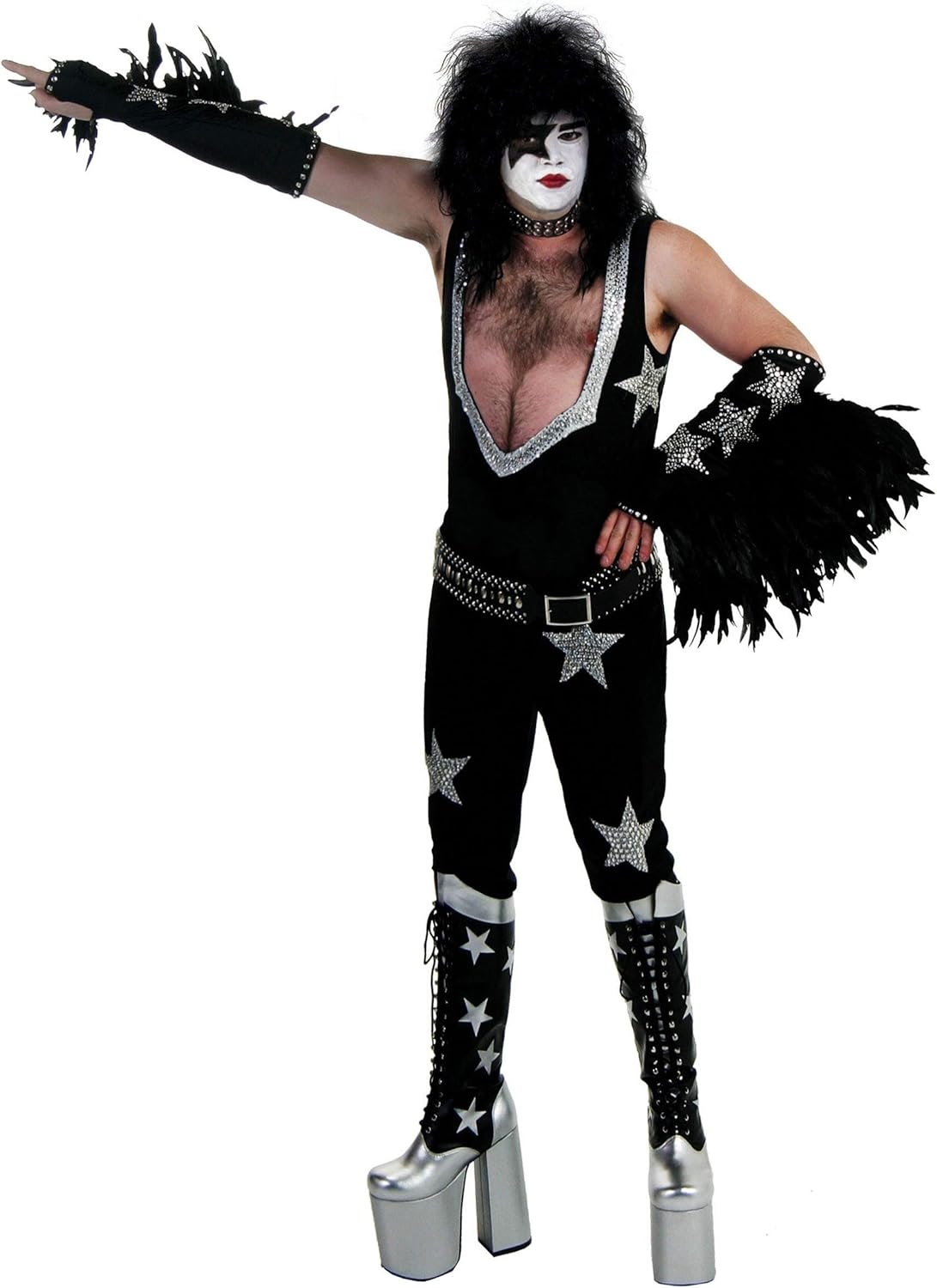 Authentic Mens KISS Paul Stanley Starchild Costume for Adults