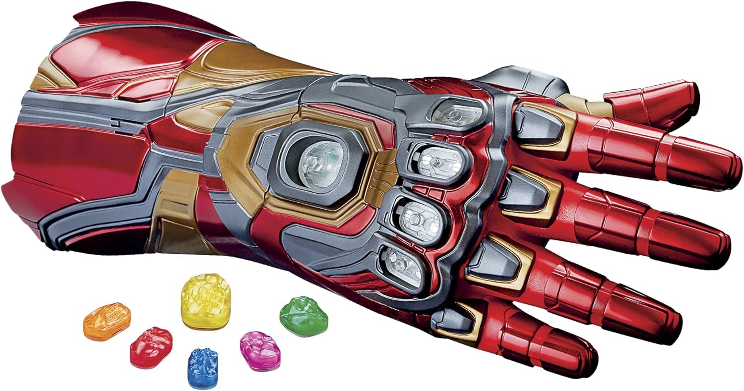 Iron Man Gauntlet Infinity Stones with Glowing Stones